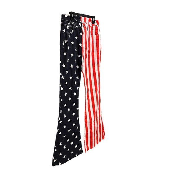 Denim - American Flag Women's Flair Leg Jeans Size 10 NWT by Fashion Denim Co